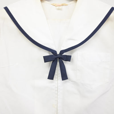 【中古】富山県 富山市立北部中学校 女子制服 3点 (セーラー服・スカート) sf095054