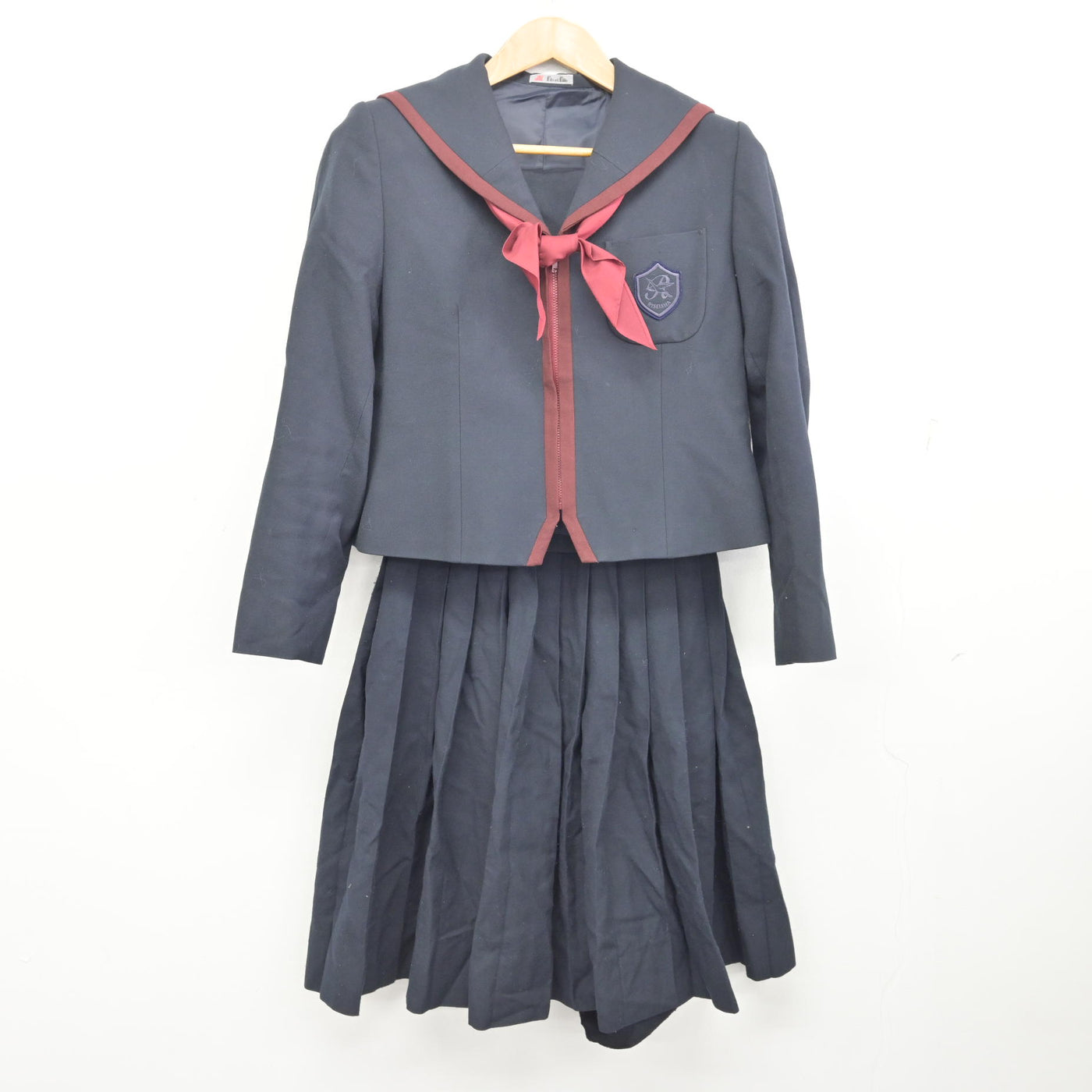 【中古】大阪府 履正社高等学校 女子制服 4点 (ブレザー・スカート) sf095096