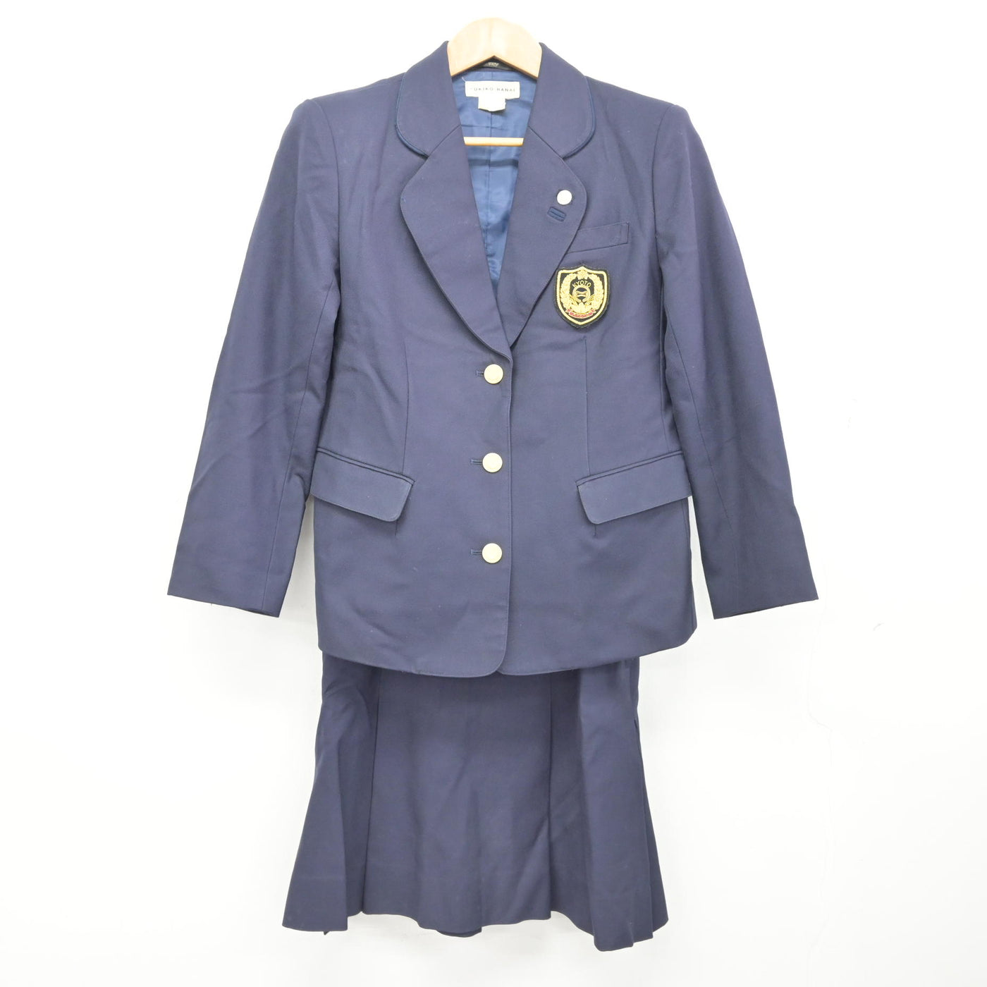 【中古】京都府 京都両洋高等学校 女子制服 4点 (ブレザー・スカート) sf095103