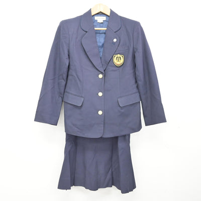 【中古】京都府 京都両洋高等学校 女子制服 4点 (ブレザー・スカート) sf095103