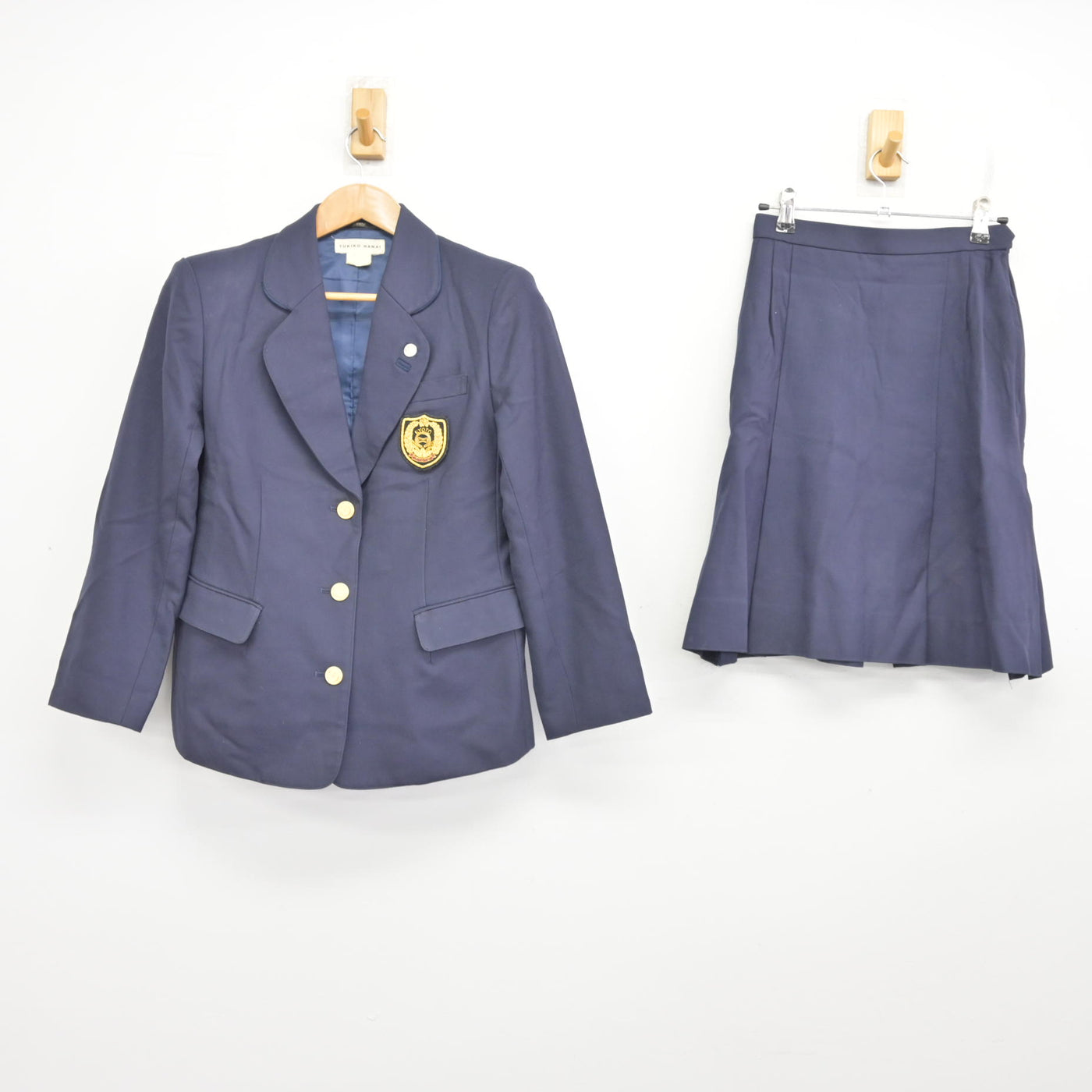 【中古】京都府 京都両洋高等学校 女子制服 4点 (ブレザー・スカート) sf095103