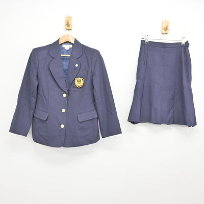 【中古】京都府 京都両洋高等学校 女子制服 4点 (ブレザー・スカート) sf095103
