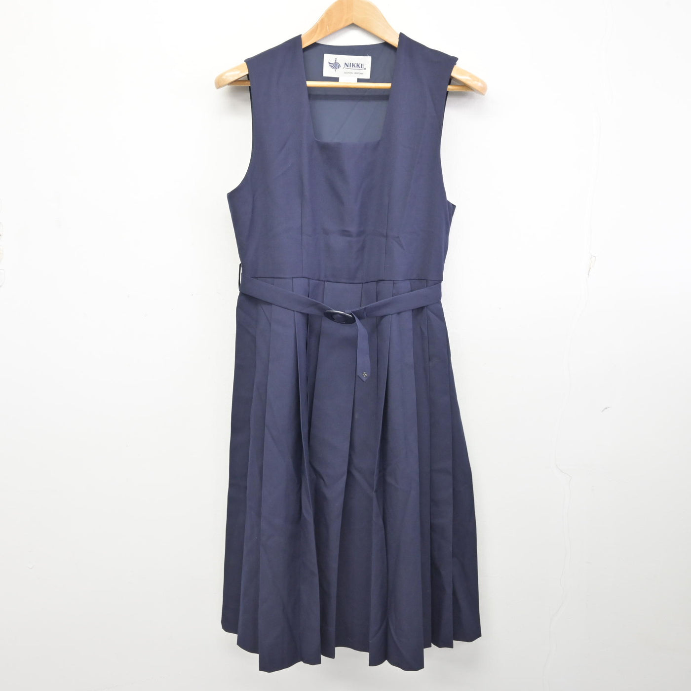 【中古】千葉県 葛飾中学校 女子制服 4点 (ブレザー・シャツ・ジャンパースカート) sf095112
