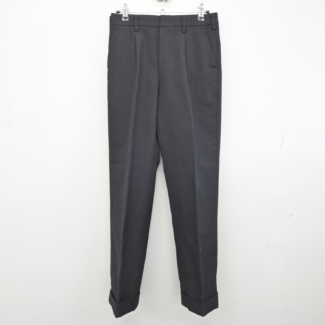 中古】東京都 芝高等学校 男子制服 3点 (学ラン・シャツ・ズボン