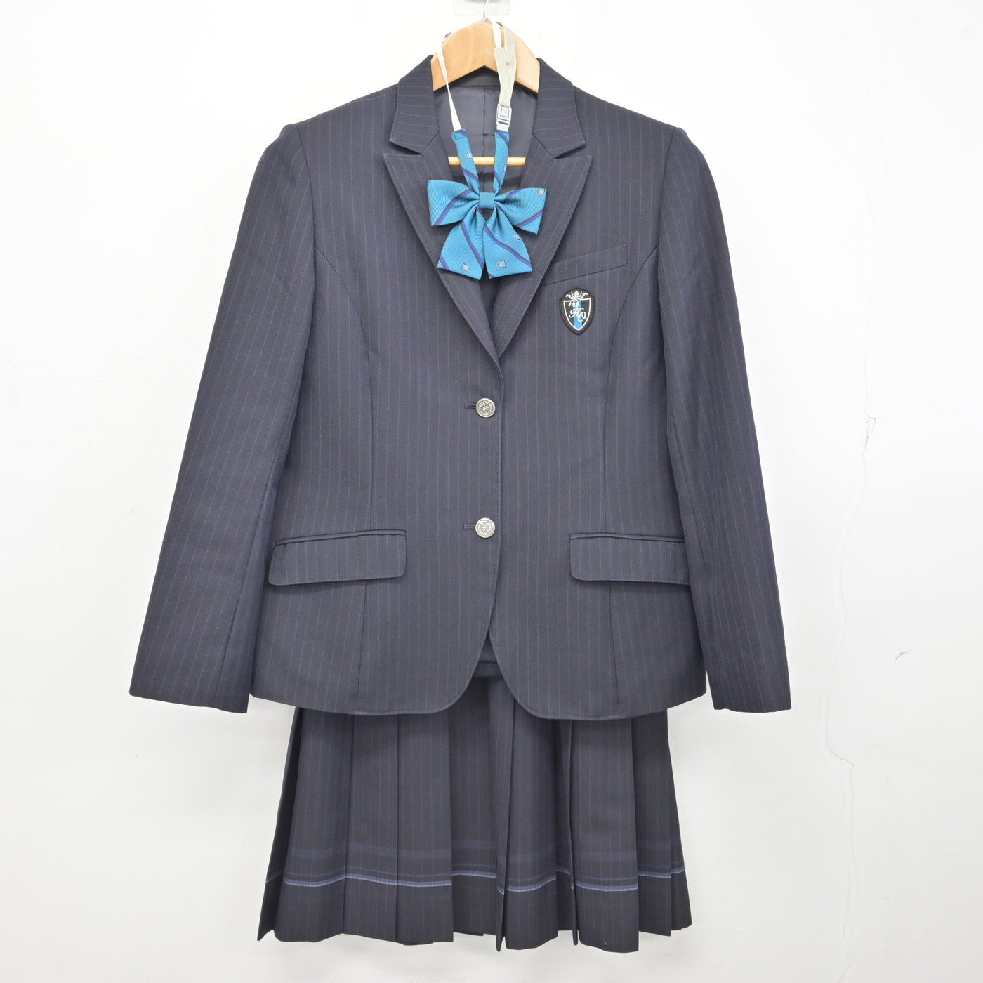 【中古】大阪府 東大谷高等学校 女子制服 3点 (ブレザー・スカート) sf095122