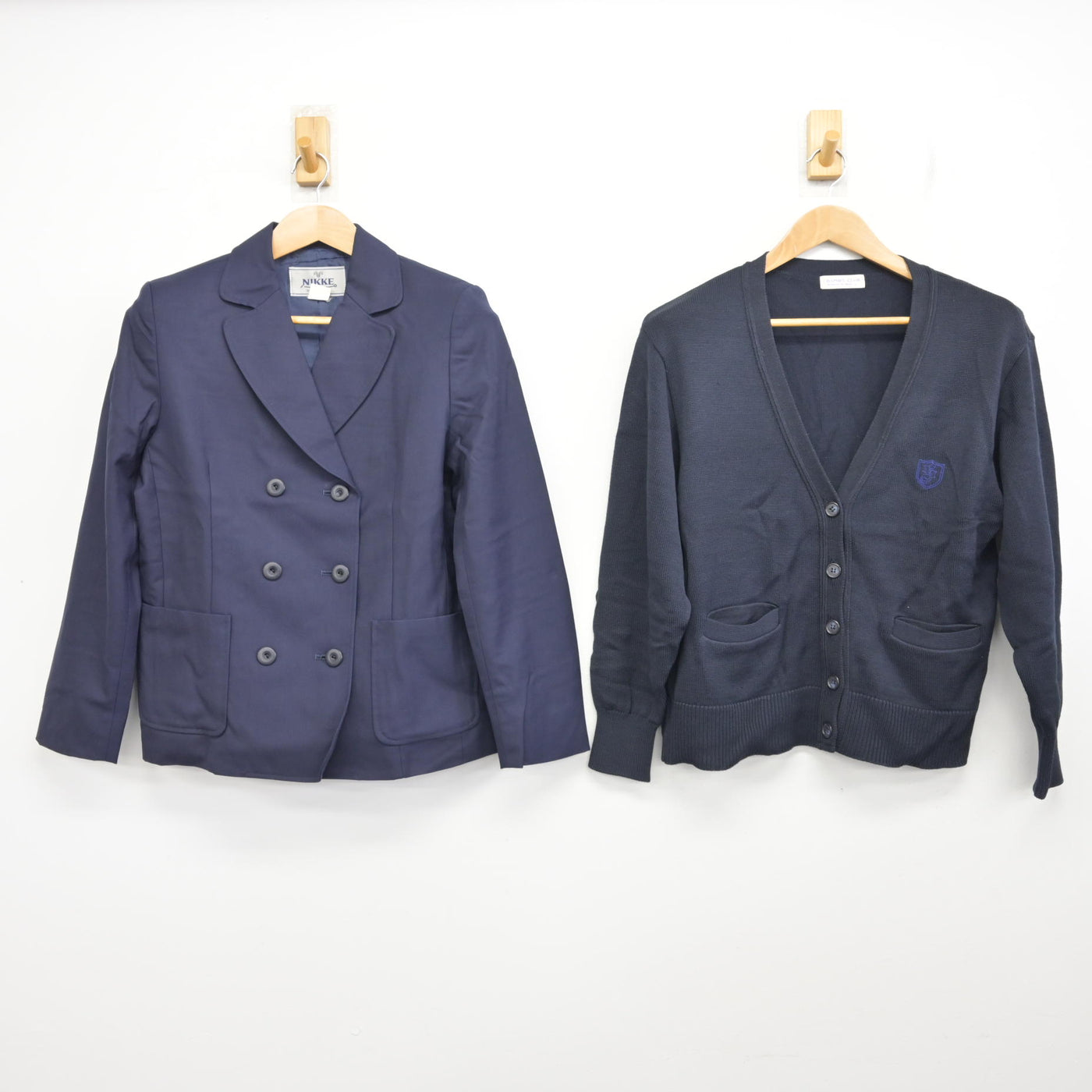 【中古】愛知県 椙山女学園高等学校 女子制服 4点 (ブレザー・ニット・ジャンパースカート) sf095124