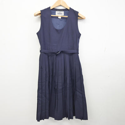 【中古】愛知県 椙山女学園高等学校 女子制服 4点 (ブレザー・ニット・ジャンパースカート) sf095124