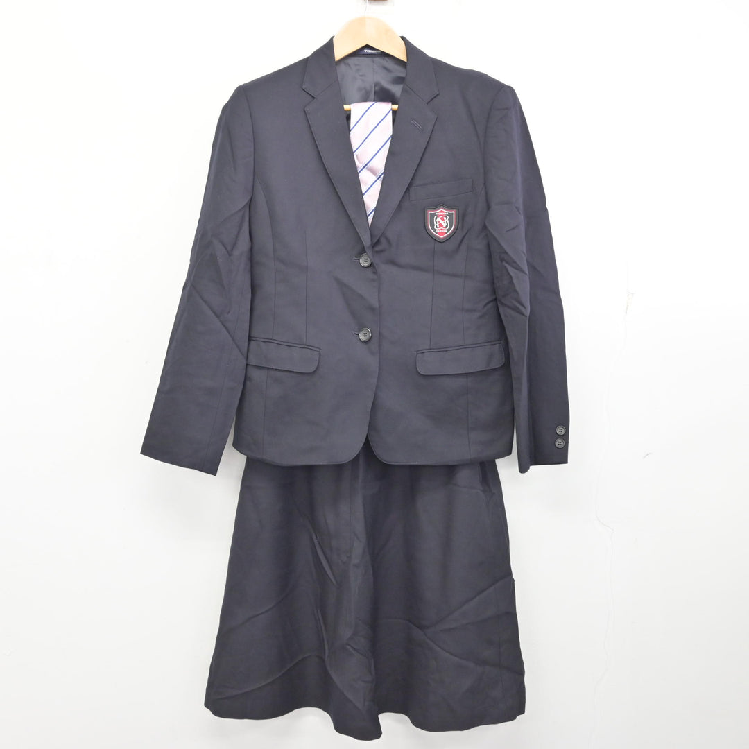 中古】宮崎県 日南学園高等学校 宮崎穎学館 女子制服 4点 (ブレザー