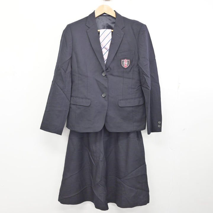 中古】宮崎県 日南学園高等学校 宮崎穎学館 女子制服 4点 (ブレザー