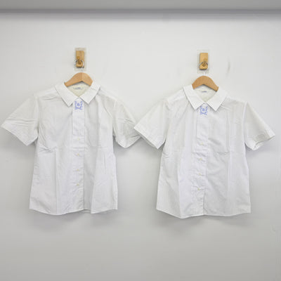 【中古】長野県 長野清泉女学院高等学校 女子制服 3点 (シャツ・ジャンパースカート) sf095190