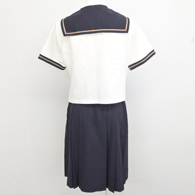 【中古】岡山県 岡山南高等学校 女子制服 3点 (ブラウス・ブラウス・スカート) sf095195