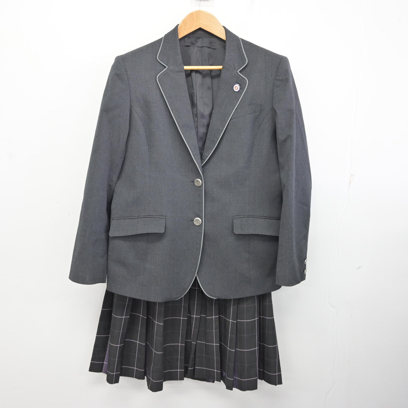 中古】茨城県 石岡第二高等学校 女子制服 3点 (ブレザー