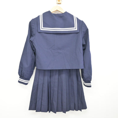 【中古】神奈川県 平塚農業高等学校 女子制服 2点 (セーラー服・スカート) sf095273