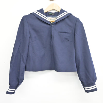 【中古】神奈川県 平塚農業高等学校 女子制服 2点 (セーラー服・スカート) sf095273