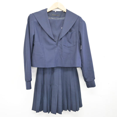 【中古】愛知県 天白高等学校/旧制服 女子制服 2点 (セーラー服・スカート) sf095276