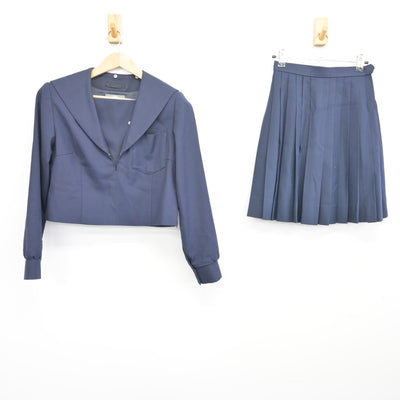 【中古】愛知県 天白高等学校/旧制服 女子制服 2点 (セーラー服・スカート) sf095276