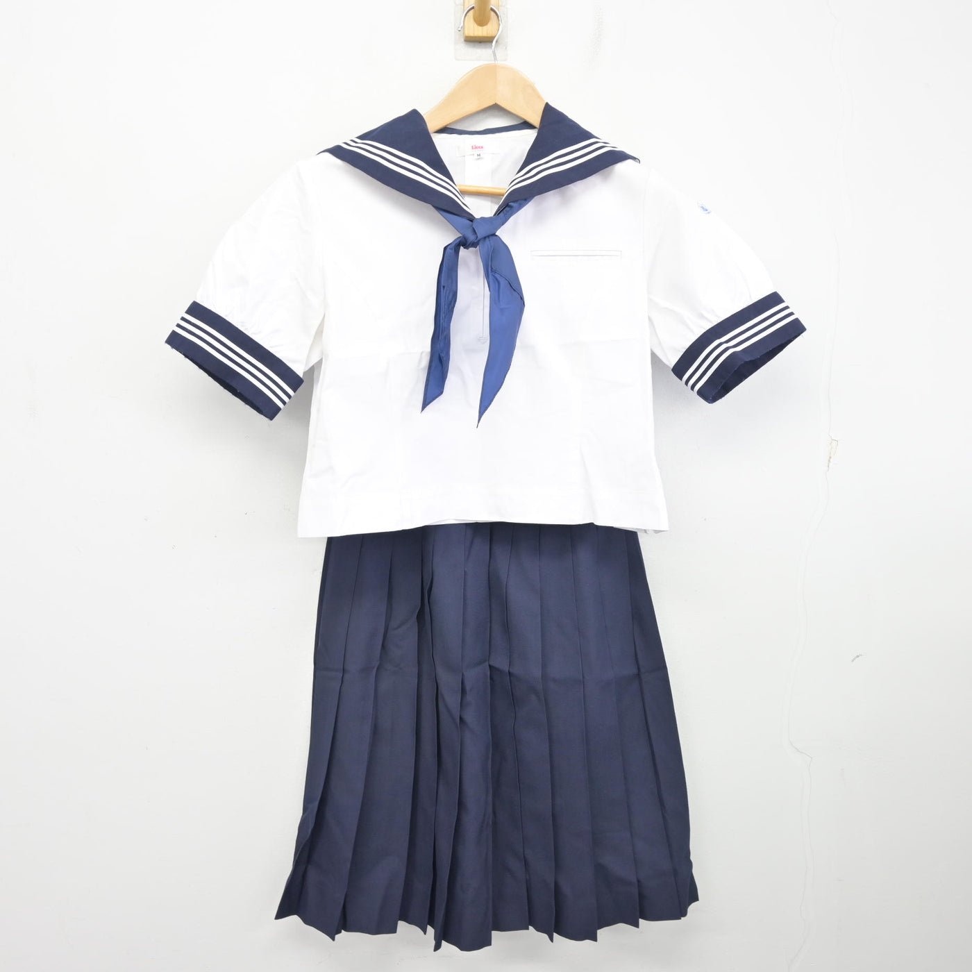 【中古】栃木県 栃木女子高等学校 女子制服 3点 (セーラー服・スカート) sf095292
