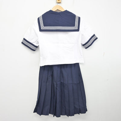 【中古】栃木県 栃木女子高等学校 女子制服 3点 (セーラー服・スカート) sf095292