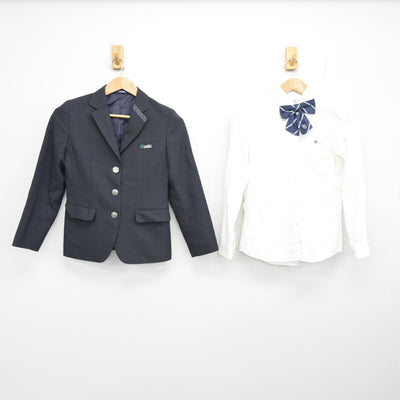 【中古】大阪府 岬高等学校 女子制服 3点 (ブレザー・シャツ) sf095306