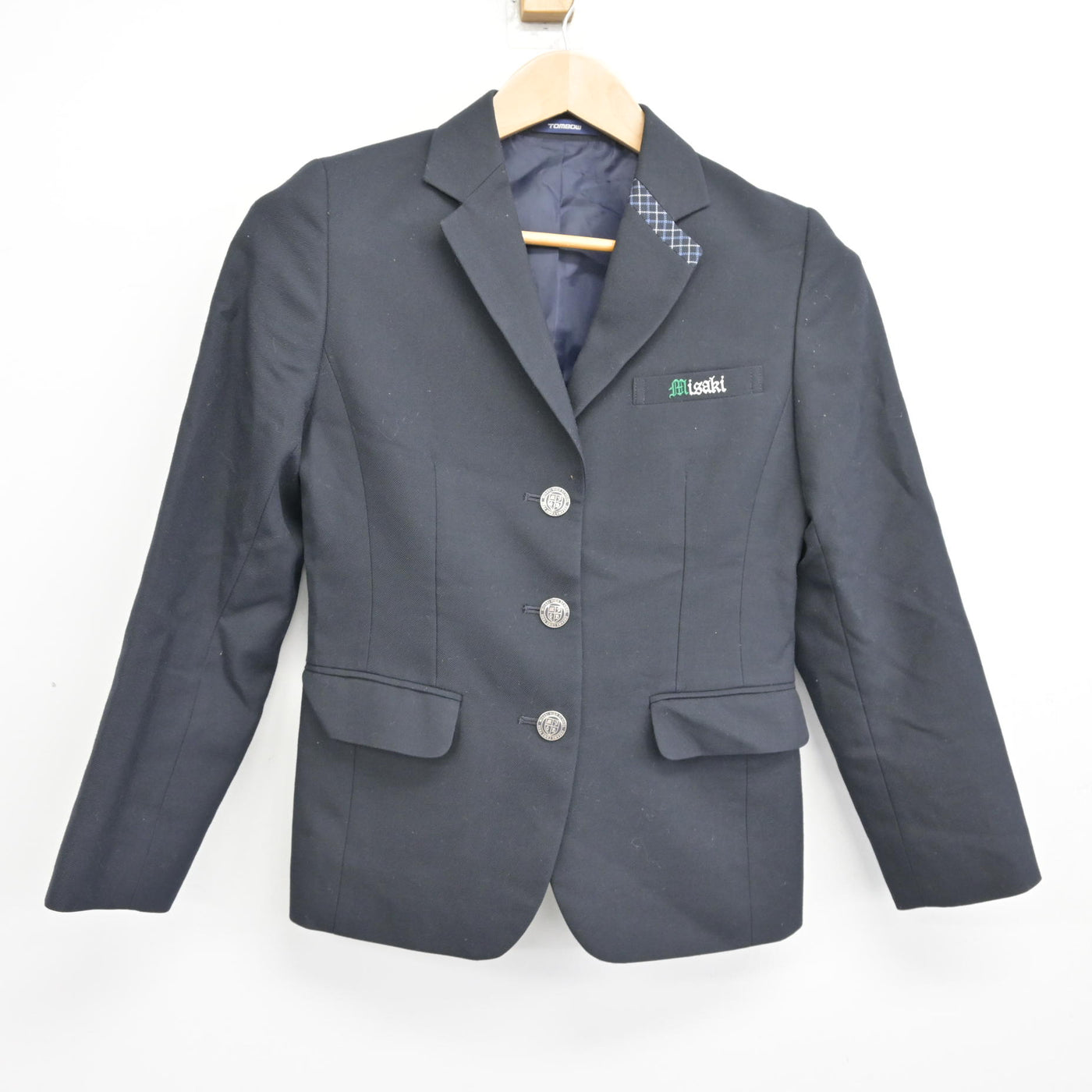 【中古】大阪府 岬高等学校 女子制服 3点 (ブレザー・シャツ) sf095306
