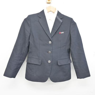 【中古】大阪府 岬高等学校 女子制服 2点 (ブレザー・シャツ) sf095307