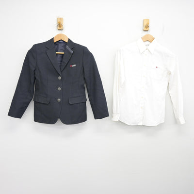【中古】大阪府 岬高等学校 女子制服 2点 (ブレザー・シャツ) sf095307