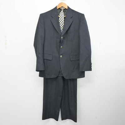 【中古】岐阜県 美濃加茂高等学校 男子制服 3点 (ブレザー・ズボン) sf095314