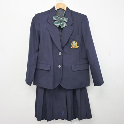 【中古】大阪府 大阪学芸高等学校 女子制服 4点 (ブレザー・スカート) sf095319