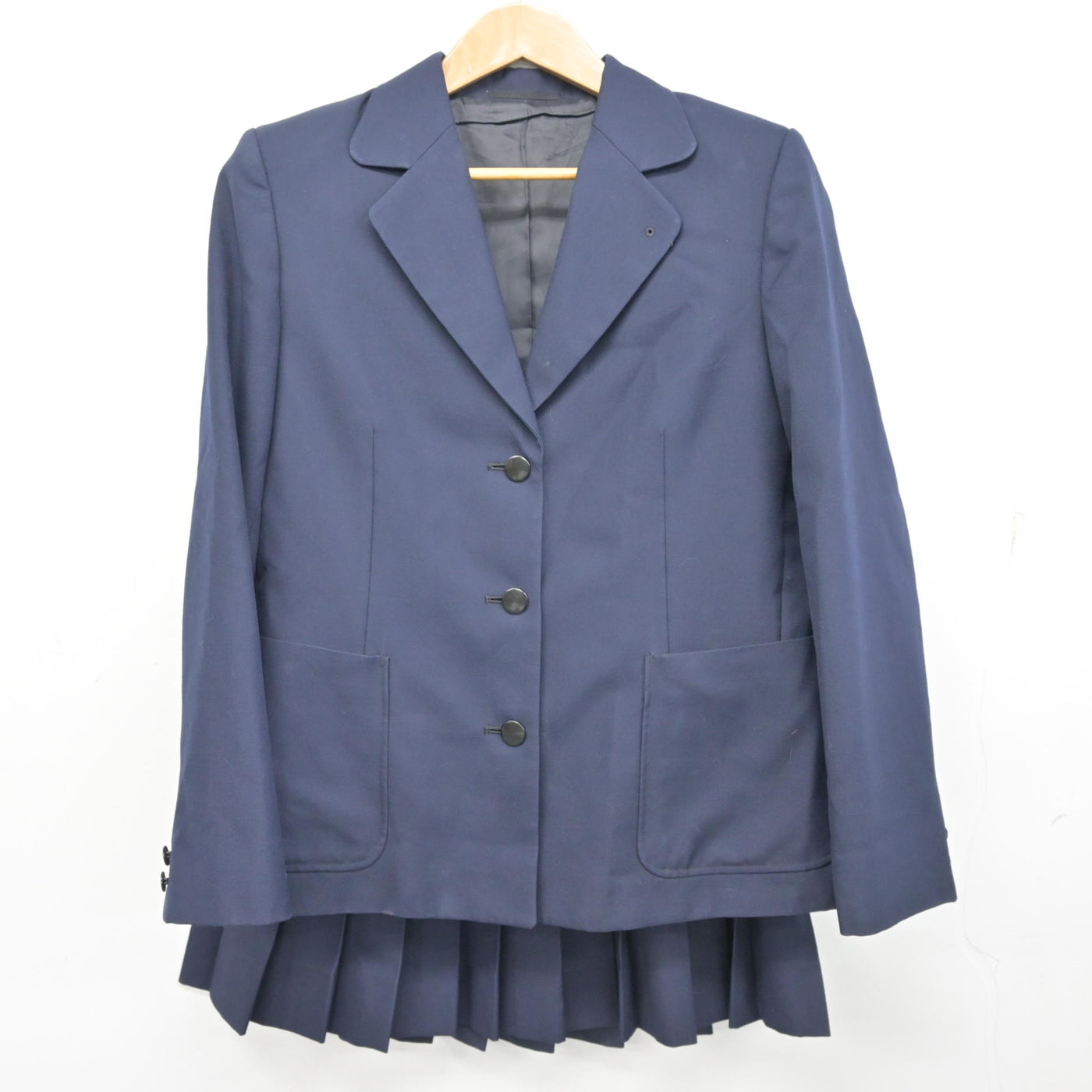 【中古】神奈川県 西湘高等学校 女子制服 3点 (ブレザー・スカート・スカート) sf095330