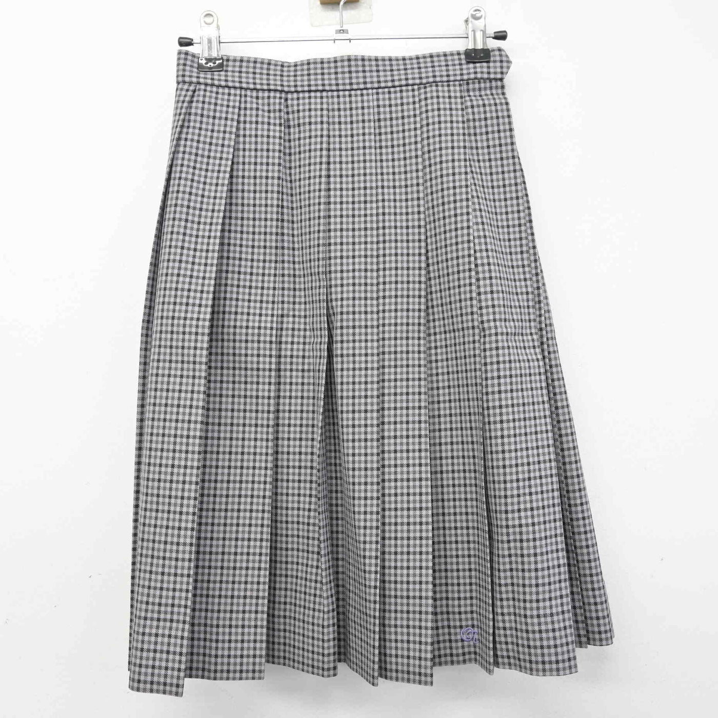 【中古】岡山県 岡山工業高等学校 女子制服 5点 (ブレザー・ベスト・シャツ・スカート) sf095337