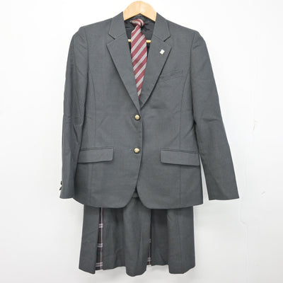 【中古】埼玉県 昌平高等学校 女子制服 4点 (ブレザー・スカート) sf095340