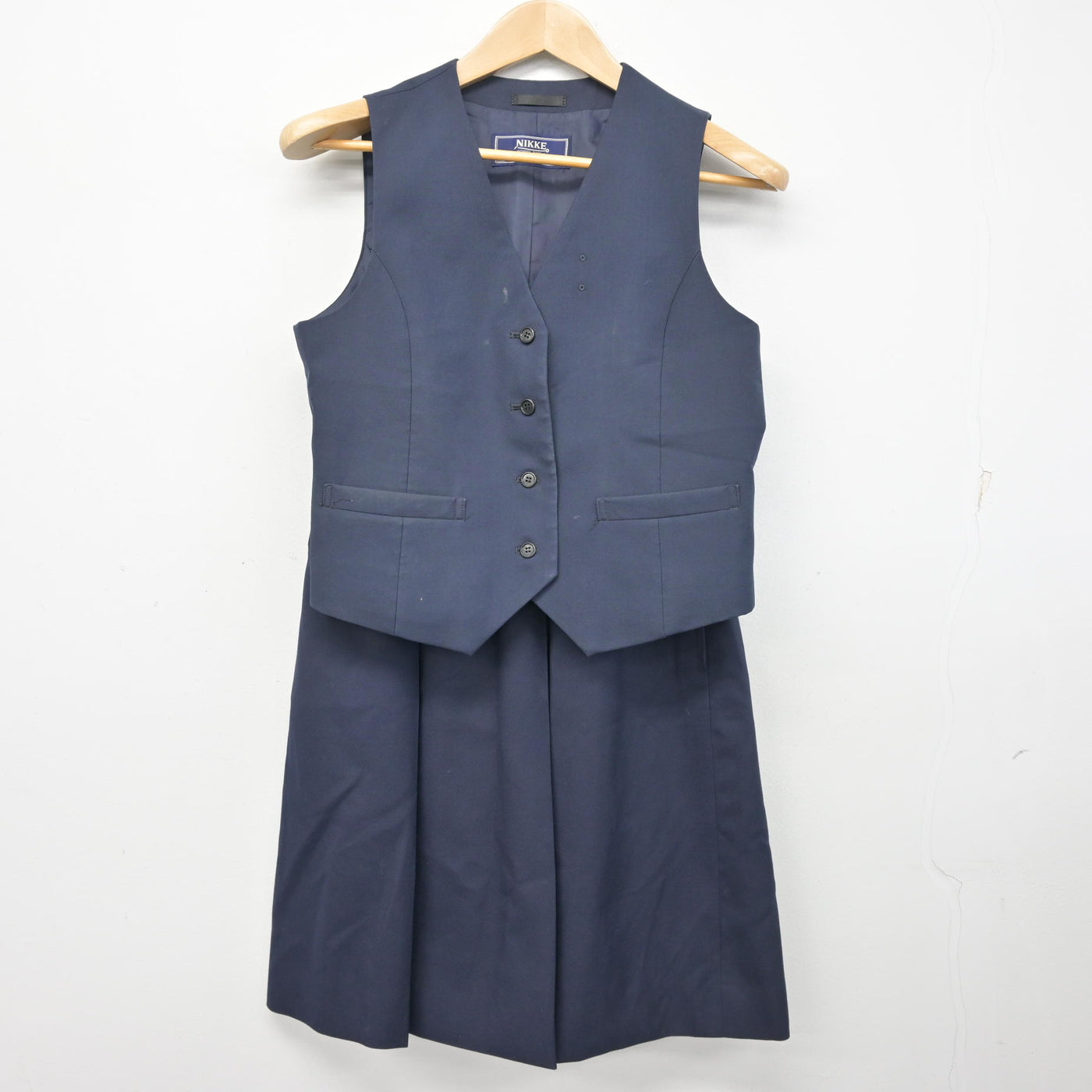 【中古】埼玉県 春日部女子高等学校 女子制服 5点 (ブレザー・ベスト・スカート) sf095344
