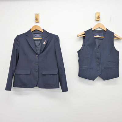 【中古】埼玉県 春日部女子高等学校 女子制服 5点 (ブレザー・ベスト・スカート) sf095344