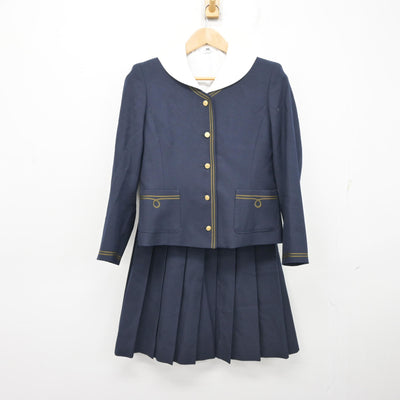 【中古】大分県 大分東明高等学校 女子制服 3点 (ブレザー・ブラウス・スカート) sf095358