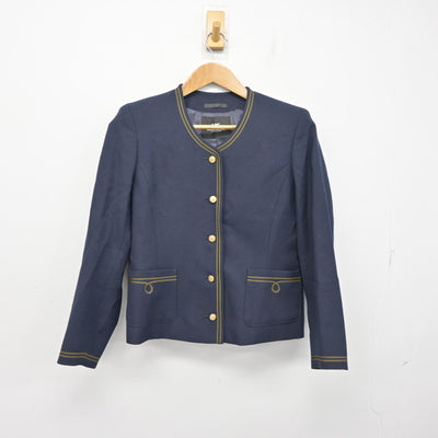 【中古】大分県 大分東明高等学校 女子制服 3点 (ブレザー・ブラウス・スカート) sf095358