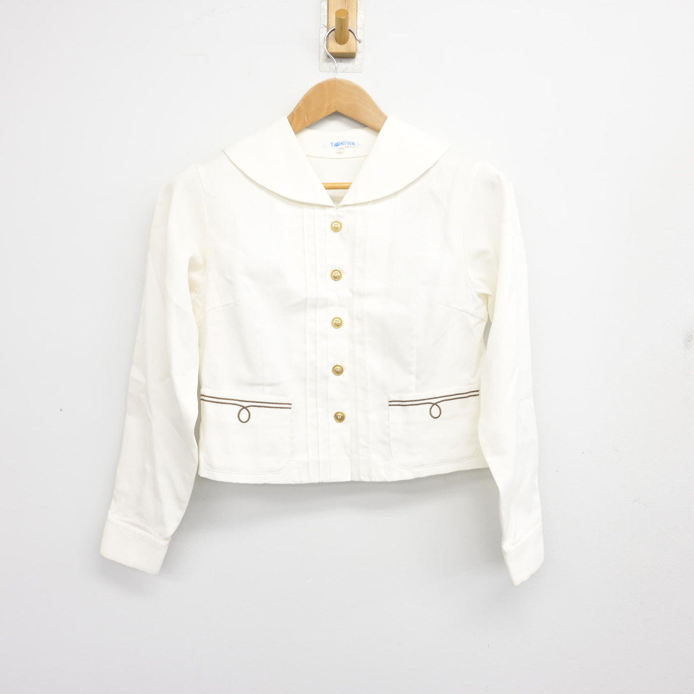 【中古】大分県 大分東明高等学校 女子制服 2点 (ブラウス・スカート) sf095359