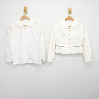 【中古】大分県 大分東明高等学校 女子制服 2点 (ブラウス・ブラウス) sf095361