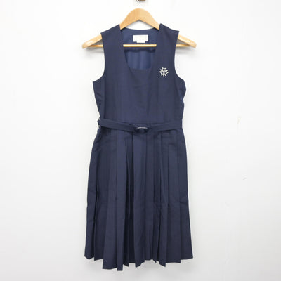 【中古】東京都 清新第一中学校 女子制服 1点 (ジャンパースカート) sf095365