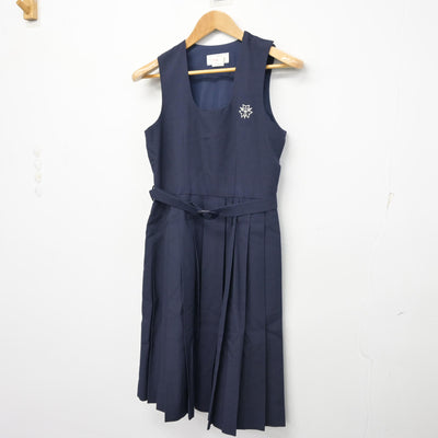 【中古】東京都 清新第一中学校 女子制服 1点 (ジャンパースカート) sf095365