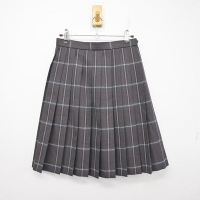 【中古】秋田県 令和高等学校 女子制服 5点 (ブレザー・ニットベスト・シャツ・スカート) sf095389