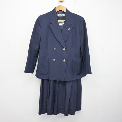 【中古】佐賀県 城北中学校 女子制服 2点 (ブレザー・ジャンパースカート) sf095397