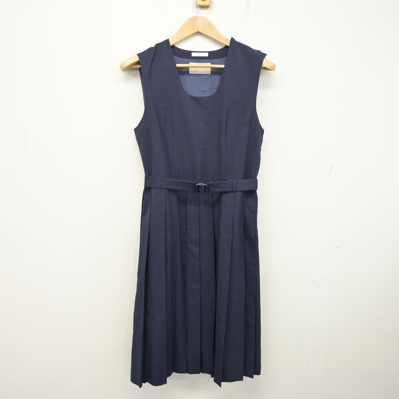 【中古】佐賀県 城北中学校 女子制服 2点 (ブラウス・ジャンパースカート) sf095398