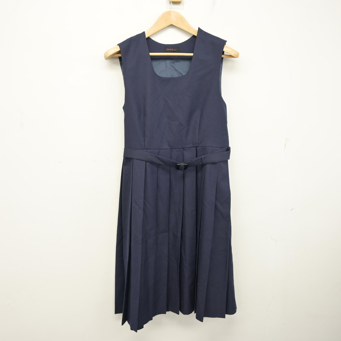 【中古】佐賀県 城北中学校 女子制服 2点 (ブラウス・ジャンパースカート) sf095399