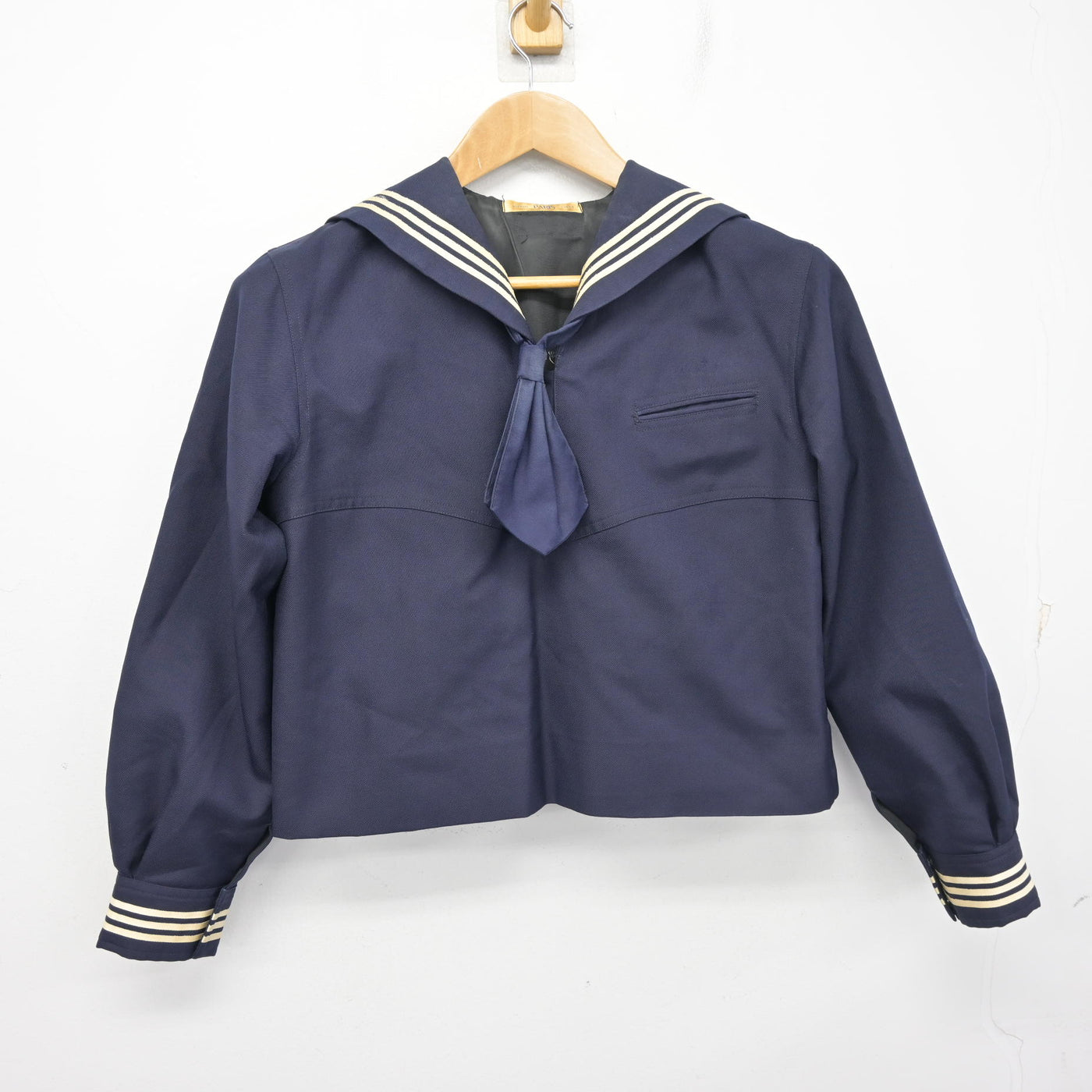 【中古】東京都 十文字中学校 女子制服 2点 (セーラー服・ジャンパースカート) sf095403