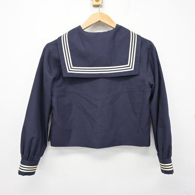 【中古】東京都 十文字中学校 女子制服 2点 (セーラー服・ジャンパースカート) sf095403