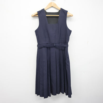 【中古】東京都 十文字中学校 女子制服 2点 (セーラー服・ジャンパースカート) sf095403