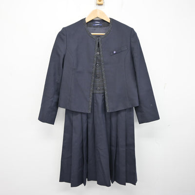 【中古】佐賀県 佐賀女子短期大学付属佐賀女子高等学校 女子制服 3点 (ブレザー・ジャンパースカート) sf095408