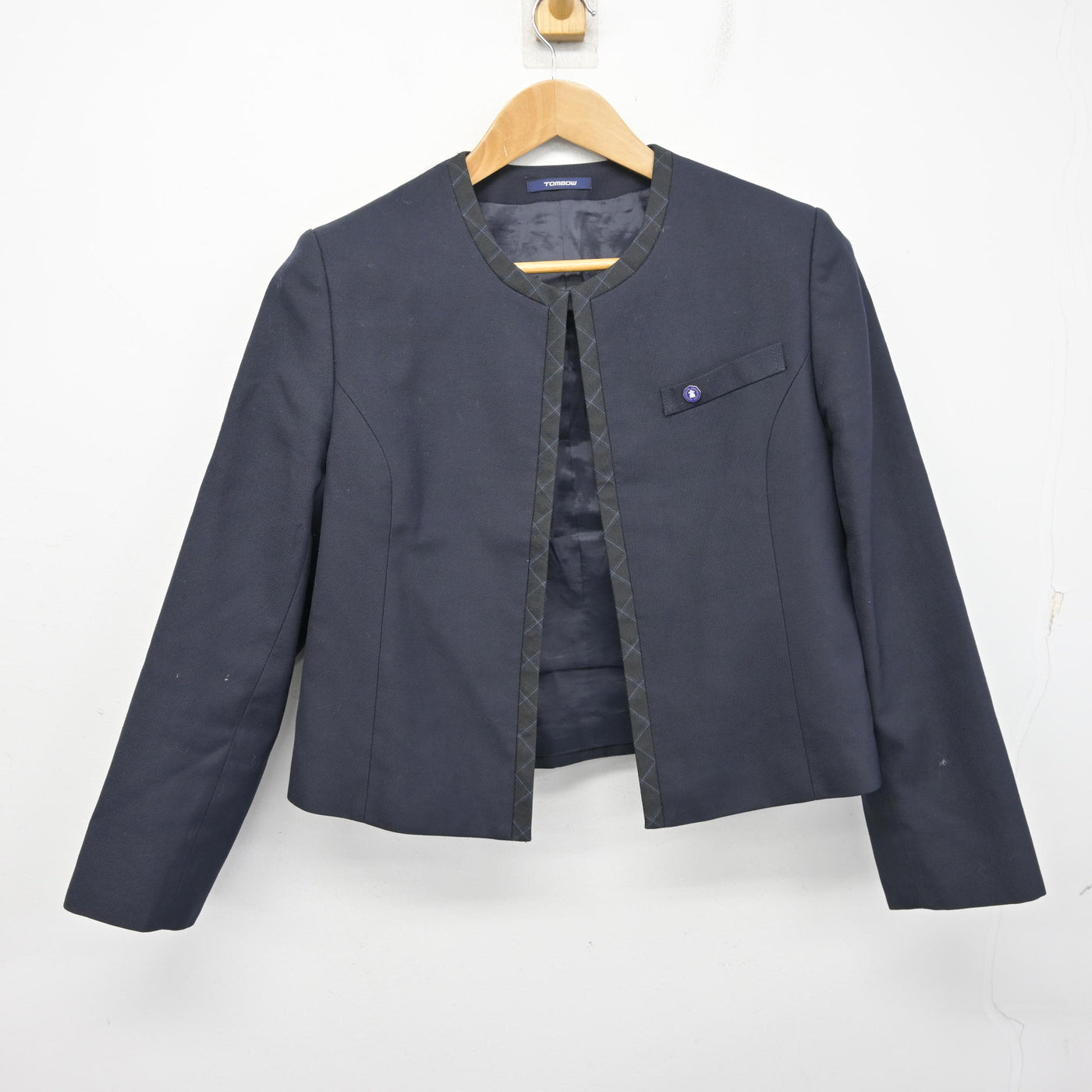 【中古】佐賀県 佐賀女子短期大学付属佐賀女子高等学校 女子制服 3点 (ブレザー・ジャンパースカート) sf095408