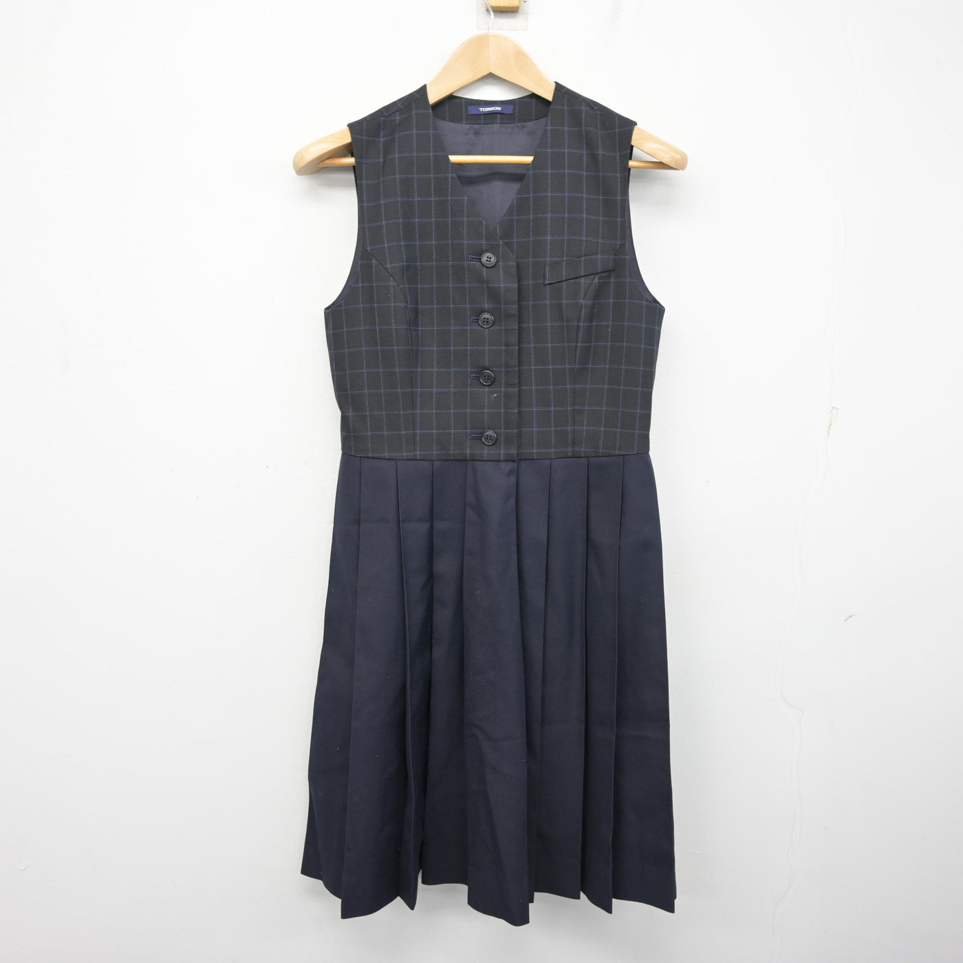 【中古】佐賀県 佐賀女子短期大学付属佐賀女子高等学校 女子制服 3点 (ブレザー・ジャンパースカート) sf095408