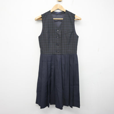 【中古】佐賀県 佐賀女子短期大学付属佐賀女子高等学校 女子制服 3点 (ブレザー・ジャンパースカート) sf095408